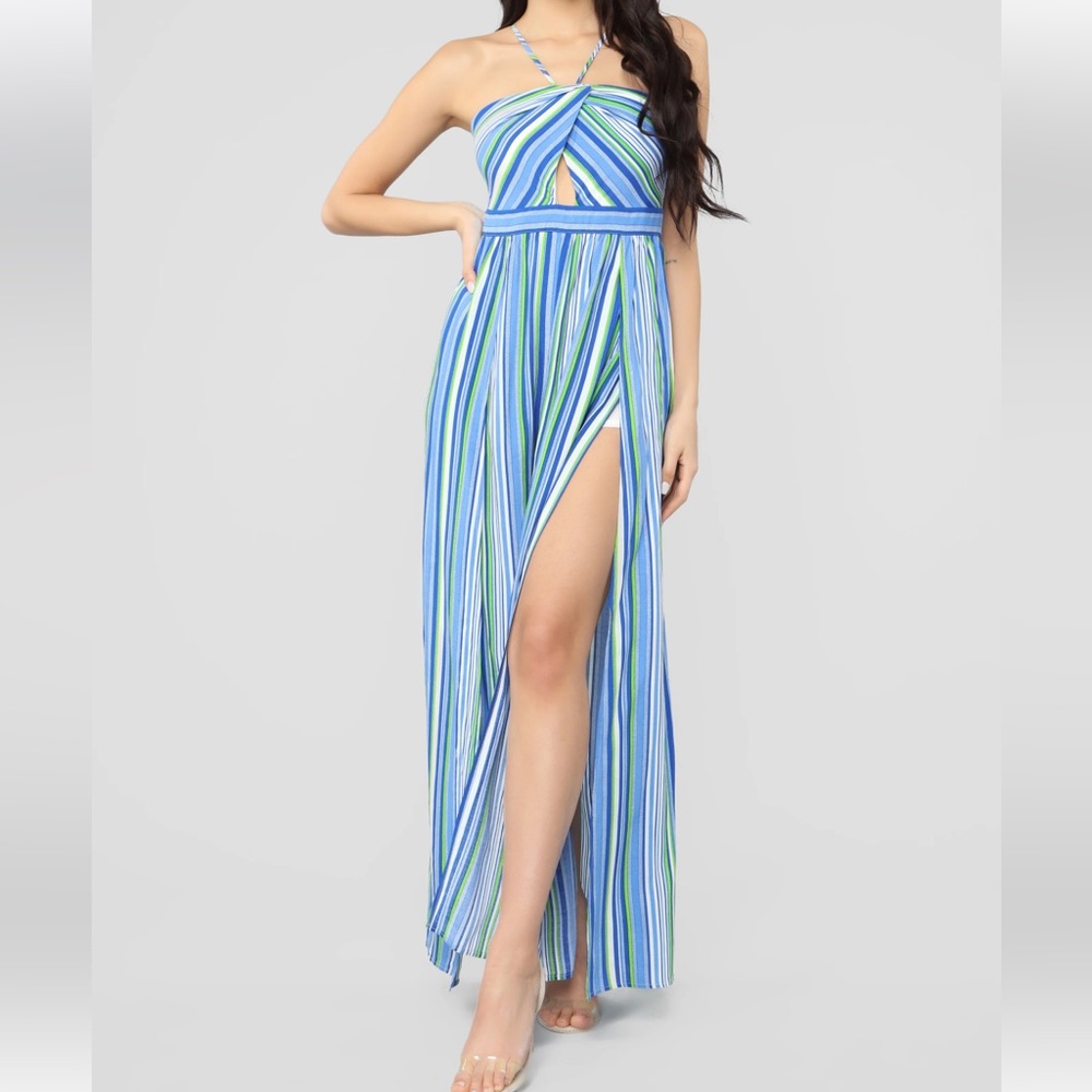 Stripe Maxi Dress